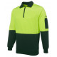 JBs HI VIS Fleecy Sweat with Half Zip JBs HI VIS Fleecy Sweat with Half Zip