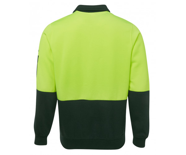 JBs HI VIS Fleecy Sweat with Half Zip JBs HI VIS Fleecy Sweat with Half Zip