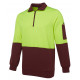 JBs HI VIS Fleecy Sweat with Half Zip JBs HI VIS Fleecy Sweat with Half Zip