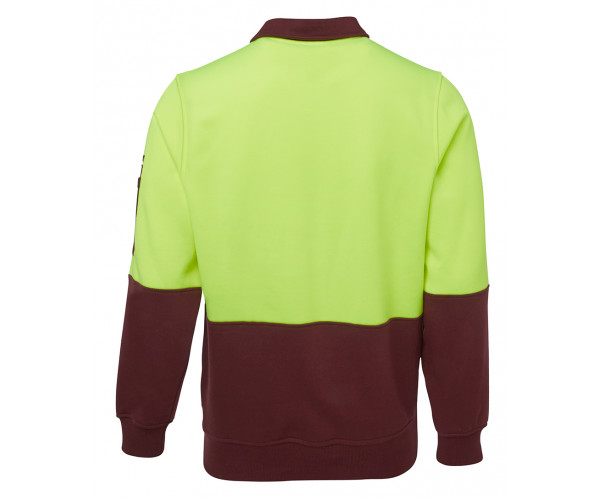 JBs HI VIS Fleecy Sweat with Half Zip JBs HI VIS Fleecy Sweat with Half Zip