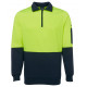 JBs HI VIS Fleecy Sweat with Half Zip JBs HI VIS Fleecy Sweat with Half Zip