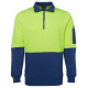 JBs HI VIS Fleecy Sweat with Half Zip JBs HI VIS Fleecy Sweat with Half Zip