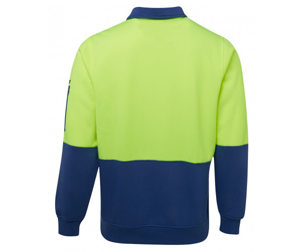 JBs HI VIS Fleecy Sweat with Half Zip JBs HI VIS Fleecy Sweat with Half Zip