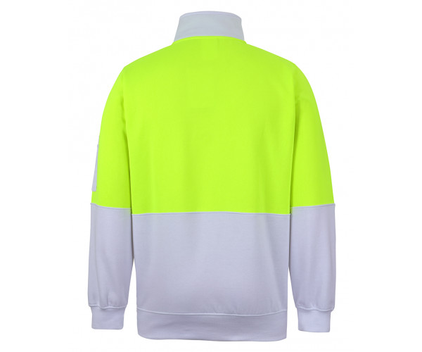 JBs HI VIS Fleecy Sweat with Half Zip JBs HI VIS Fleecy Sweat with Half Zip