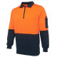 JBs HI VIS Fleecy Sweat with Half Zip JBs HI VIS Fleecy Sweat with Half Zip