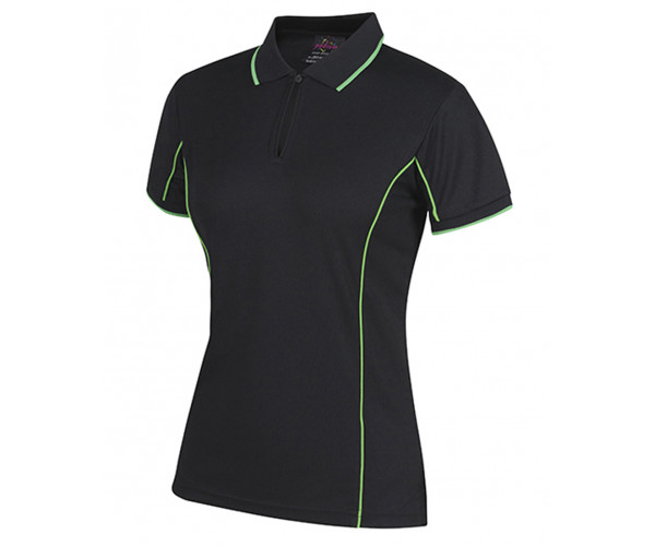 Ladies Polo Shirt With Piping