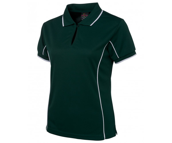 Ladies Polo Shirt With Piping Ladies Polo Shirt With Piping