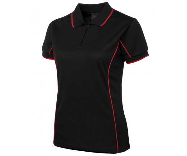 Ladies Polo Shirt With Piping Ladies Polo Shirt With Piping