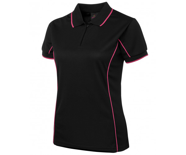 Ladies Polo Shirt With Piping Ladies Polo Shirt With Piping