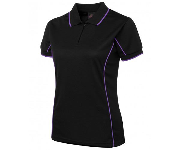 Ladies Polo Shirt With Piping Ladies Polo Shirt With Piping