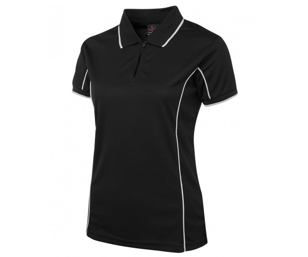 Ladies Polo Shirt With Piping Ladies Polo Shirt With Piping