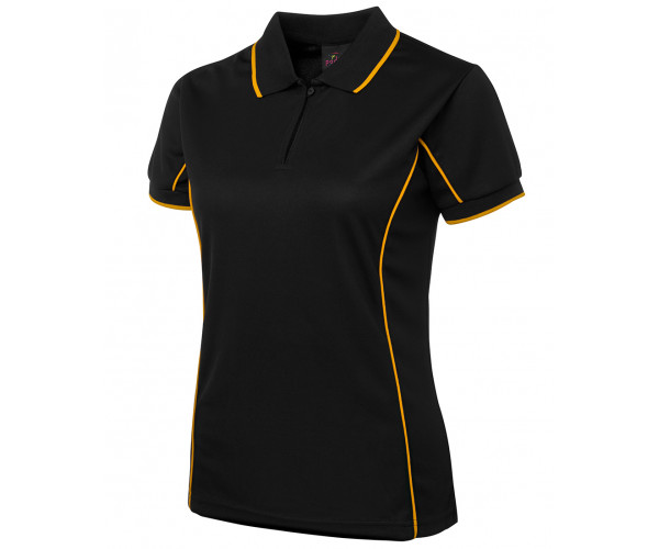 Ladies Polo Shirt With Piping
