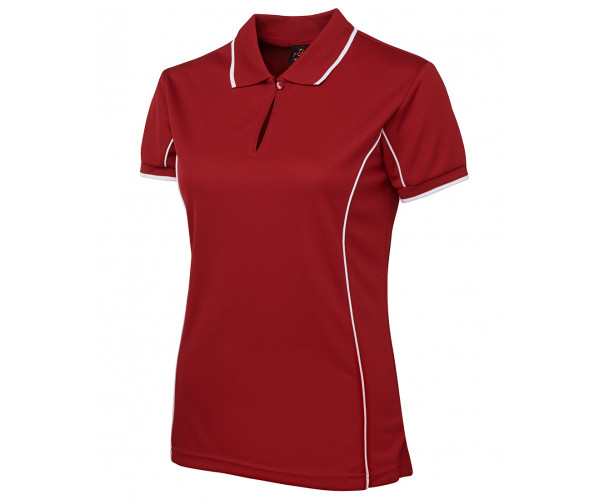 Ladies Polo Shirt With Piping Ladies Polo Shirt With Piping
