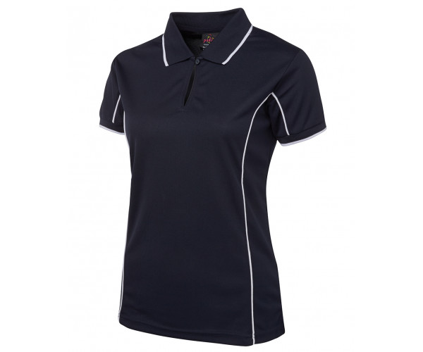 Ladies Polo Shirt With Piping Ladies Polo Shirt With Piping