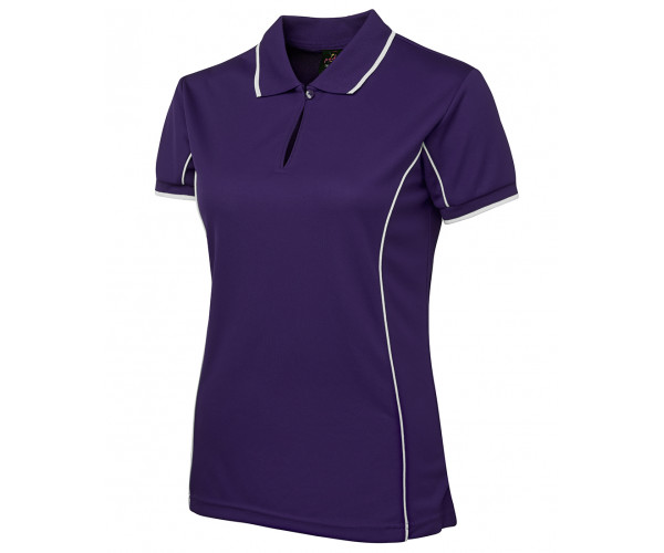Ladies Polo Shirt With Piping Ladies Polo Shirt With Piping