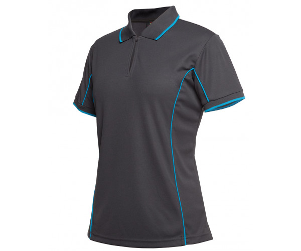 Ladies Polo Shirt With Piping Ladies Polo Shirt With Piping