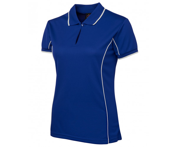 Ladies Polo Shirt With Piping Ladies Polo Shirt With Piping