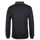 Long Sleeve Polo Shirt With Piping Long Sleeve Polo Shirt With Piping