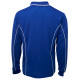 Long Sleeve Polo Shirt With Piping Long Sleeve Polo Shirt With Piping