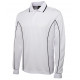 Long Sleeve Polo Shirt With Piping Long Sleeve Polo Shirt With Piping