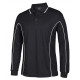 Long Sleeve Polo Shirt With Piping Long Sleeve Polo Shirt With Piping