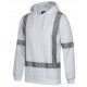 Fleece Hoodie With Reflective Tape Fleece Hoodie With Reflective Tape