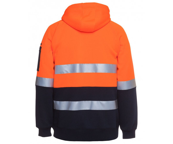 HI VIS Zip Hoodie with Refelctive Tape HI VIS Zip Hoodie with Refelctive Tape