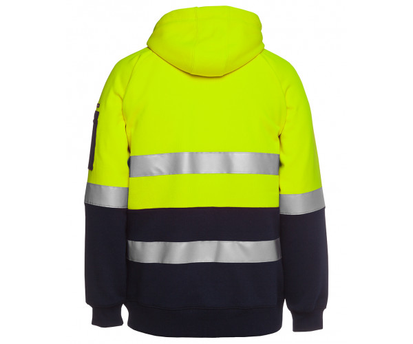 HI VIS Zip Hoodie with Refelctive Tape HI VIS Zip Hoodie with Refelctive Tape