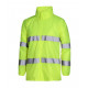 HI VIS Wet Weather Jacket Yellow With Reflective Tape HI VIS Wet Weather Jacket Yellow With Reflective Tape