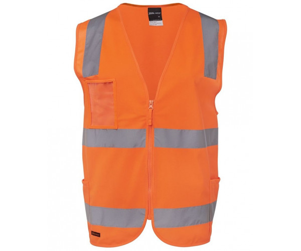 HI VIS Zipper Safety Vest With Reflective Tape HI VIS Zipper Safety Vest With Reflective Tape
