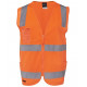 HI VIS Zipper Safety Vest With Reflective Tape HI VIS Zipper Safety Vest With Reflective Tape