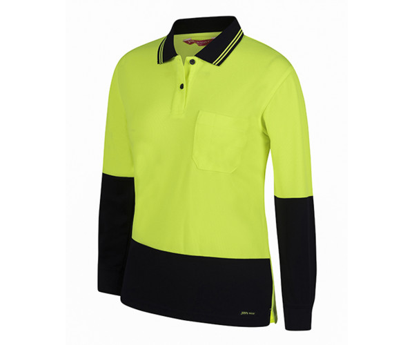 LADIES HI VIS L/S COMFORT POLO LADIES HI VIS L/S COMFORT POLO