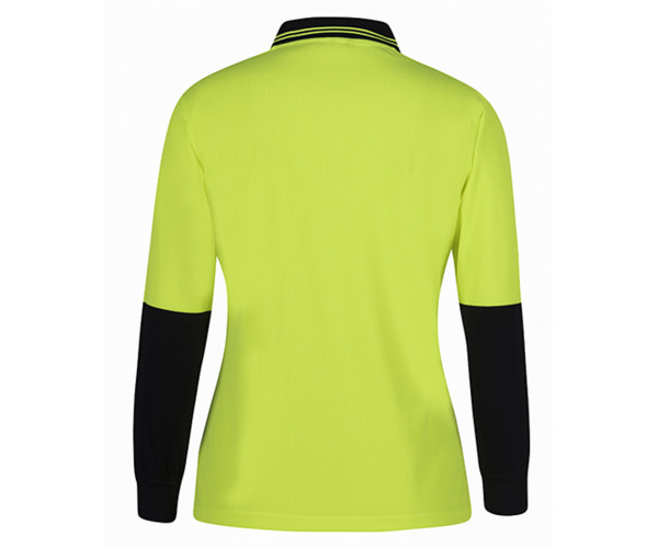 LADIES HI VIS L/S COMFORT POLO LADIES HI VIS L/S COMFORT POLO