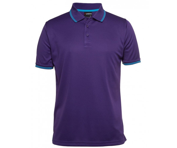 Polo Shirt With Pin Stripe Colar and Sleeves