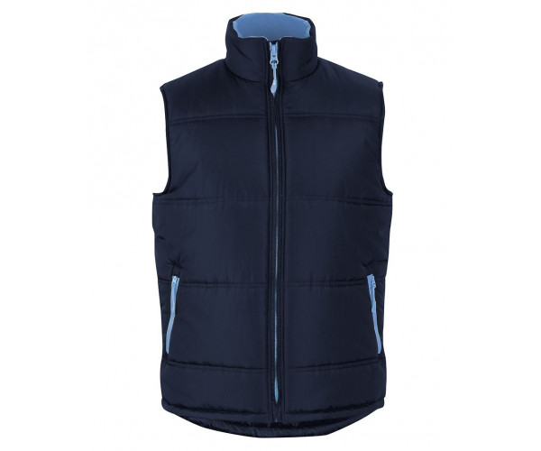Puffer Contrast Vest Jacket