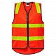 Work Craft Vic Road Vest DAY/NIGHT Work Craft Vic Road Vest DAY/NIGHT in Red and Yellow - Front View