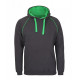 Contrast Fleecy Hoodie Kids & Adult Contrast Fleecy Hoodie Kids & Adult