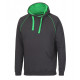 Contrast Fleecy Hoodie Kids & Adult Contrast Fleecy Hoodie Kids & Adult