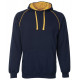 Contrast Fleecy Hoodie Kids & Adult Contrast Fleecy Hoodie Kids & Adult