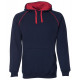 Contrast Fleecy Hoodie Kids & Adult Contrast Fleecy Hoodie Kids & Adult