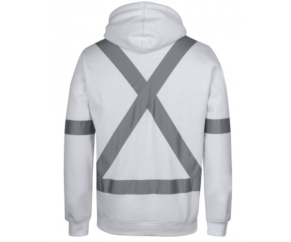 Fleece Hoodie With Reflective Tape Fleece Hoodie With Reflective Tape