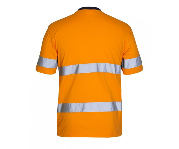HI VIS Cotton Shirt With Reflective Tape HI VIS Cotton Shirt With Reflective Tape