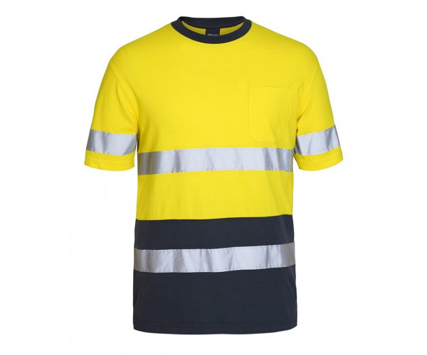 HI VIS Cotton Shirt With Reflective Tape HI VIS Cotton Shirt With Reflective Tape