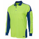 HI VIS L/S Arm Panel Polo
