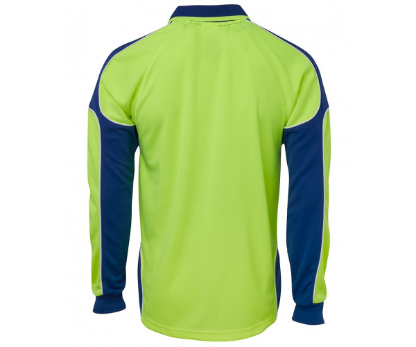 HI VIS L/S Arm Panel Polo