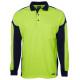 HI VIS L/S Arm Panel Polo