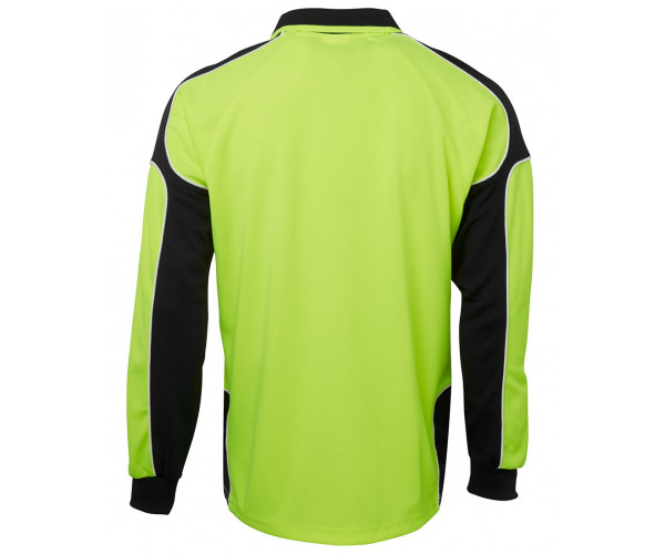 HI VIS L/S Arm Panel Polo