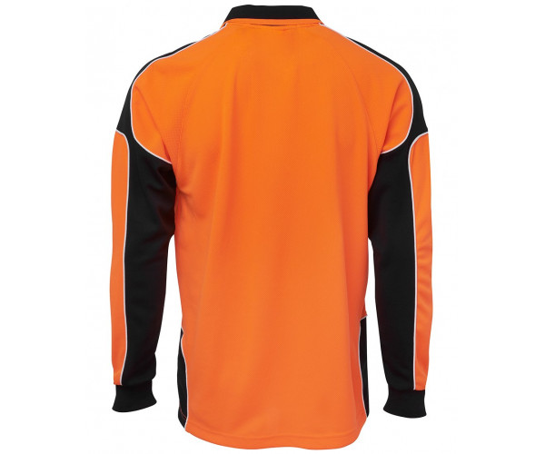 HI VIS L/S Arm Panel Polo