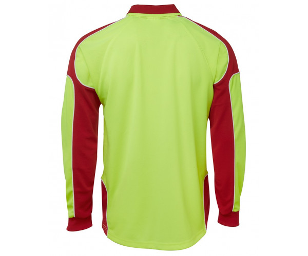 HI VIS L/S Arm Panel Polo