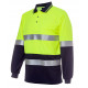 HI VIS L/S (D+N) Cotton Back Polo